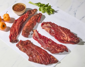Beef Carne Asada, Raised w/o Antibiotics, Uncooked